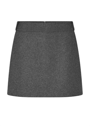 Milea mini skirt Dark Grey Melange Second Female 